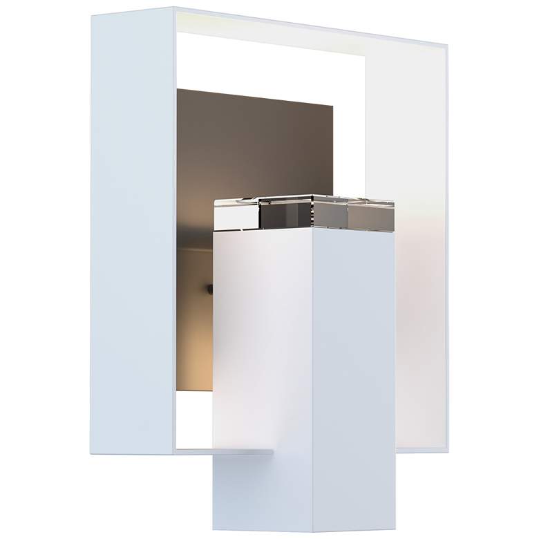Image 1 Shadow Box 10"H Oil Rubbed Bronze Accented Coastal White Outdoor Sconc