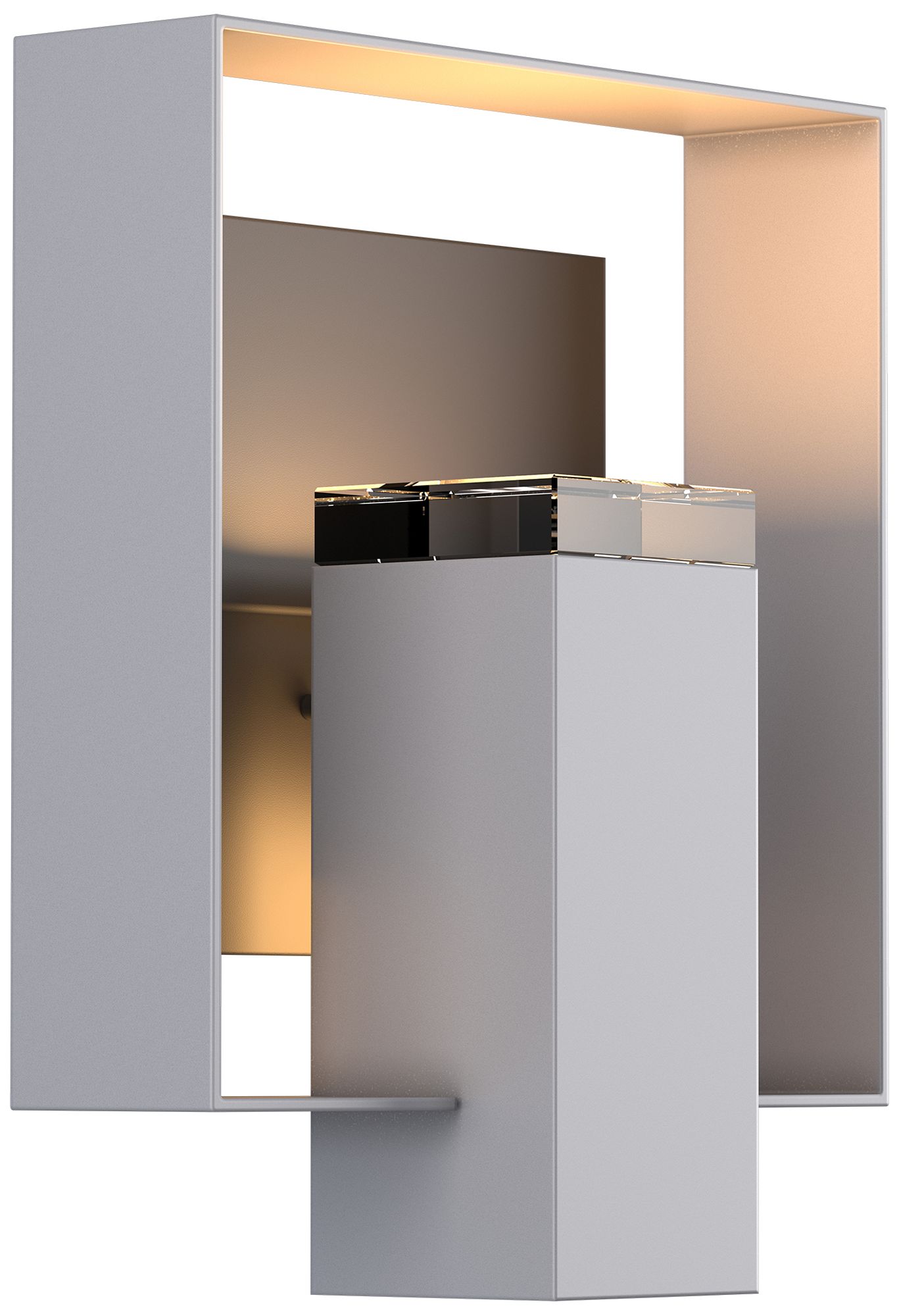 Shadow Box 11.5"H Coastal Burnished Steel Outdoor Sconce