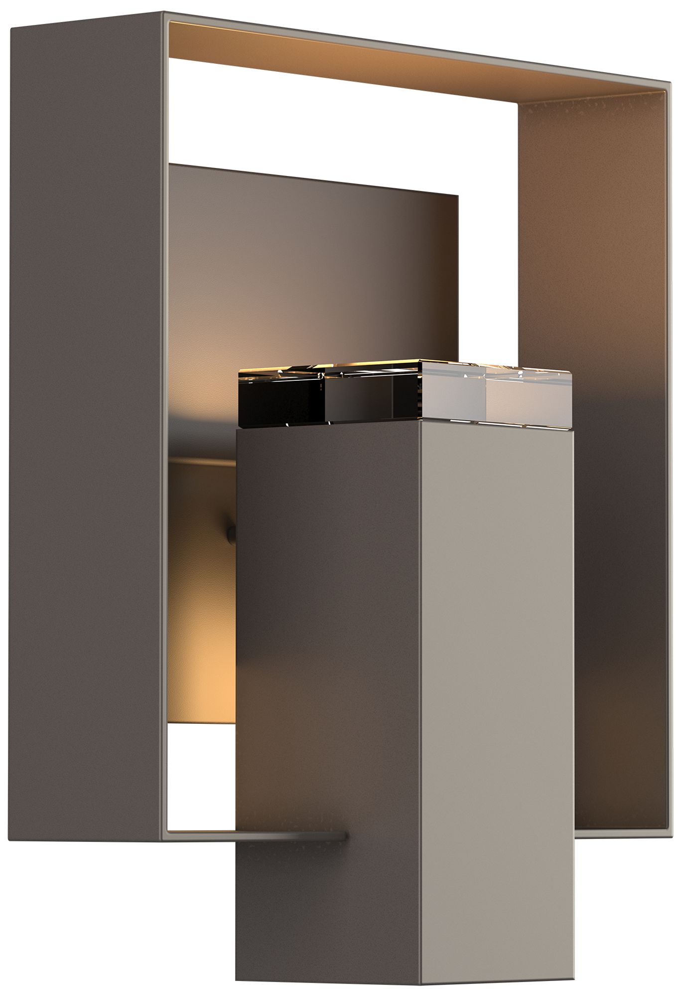 Shadow Box 11.5"H Coastal Dark Smoke Outdoor Sconce - Made to Order