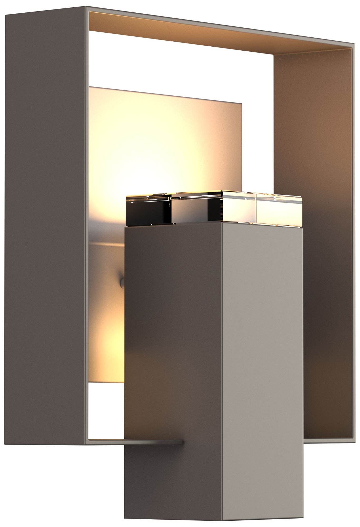 Shadow Box 11.5"H Coastal Dark Smoke Outdoor Wall Sconce