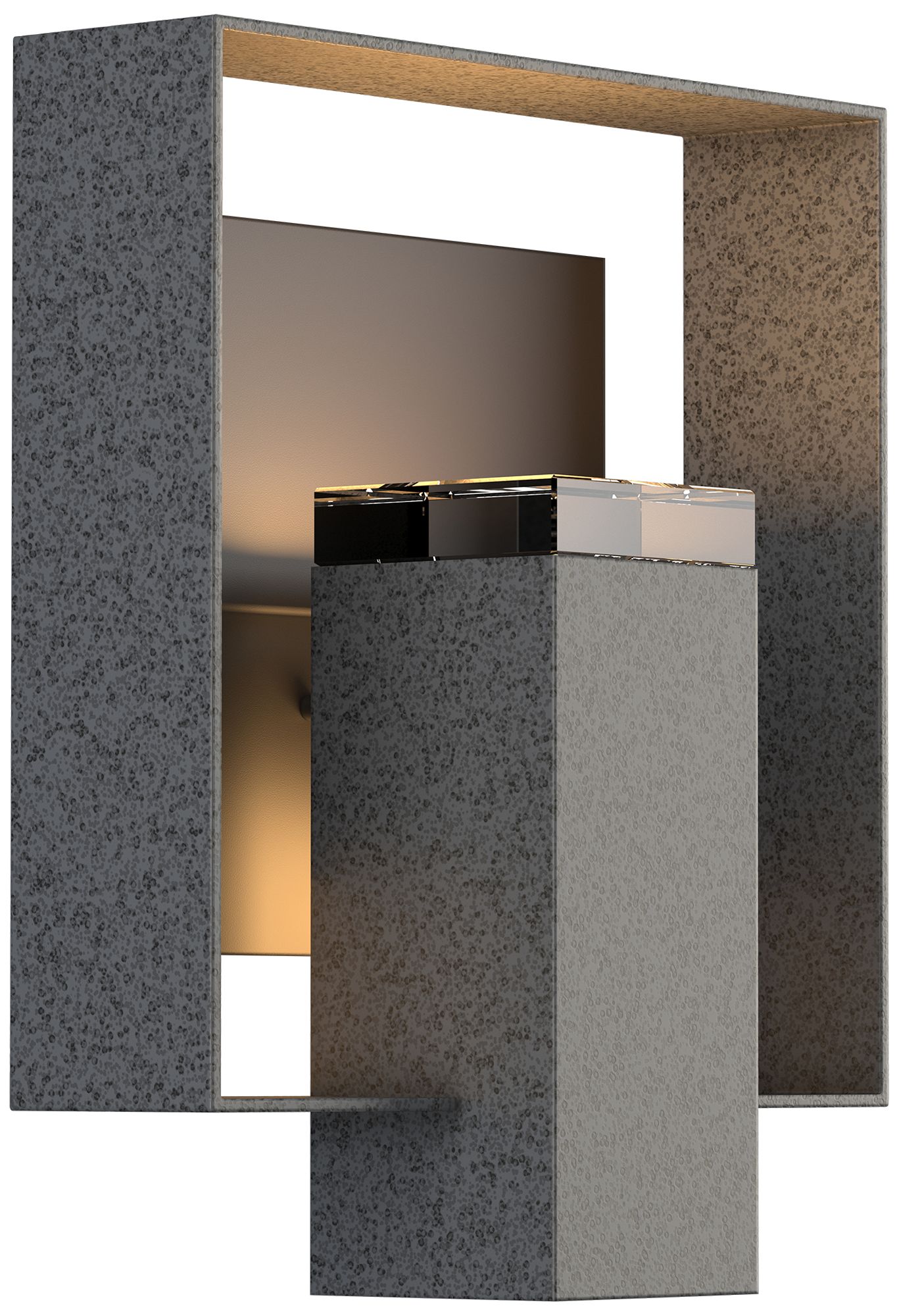 Shadow Box 11.5"H Coastal Natural Iron Outdoor Sconce