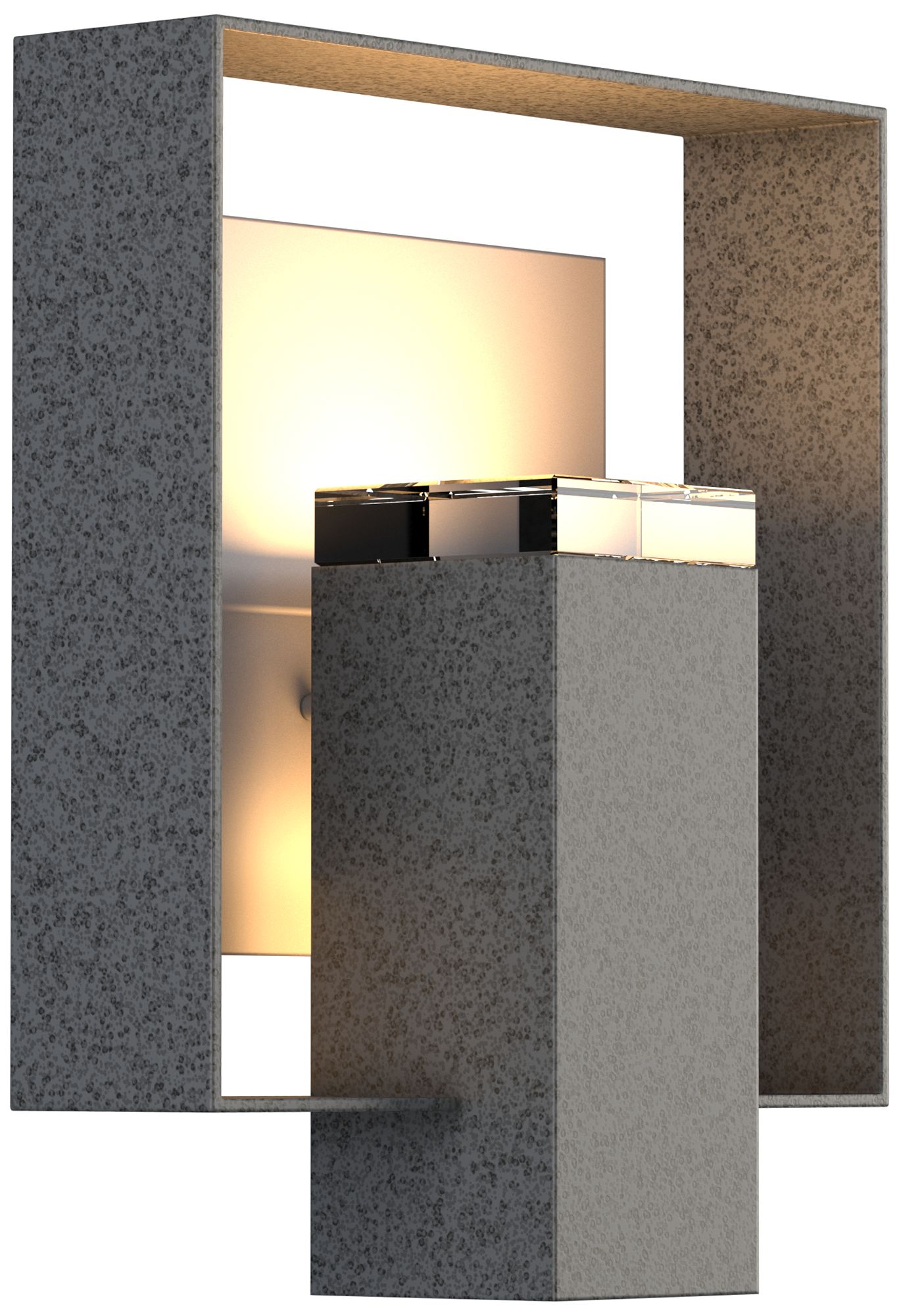 Shadow Box 11.5"H Coastal Natural Iron Outdoor Sconce