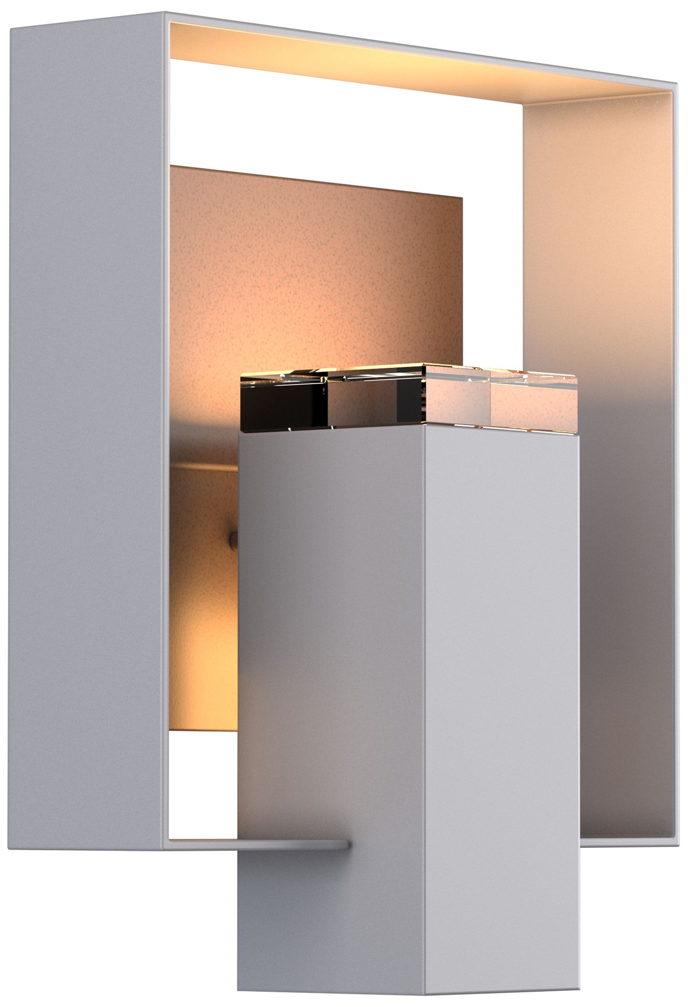 Shadow Box 11.5" High Coastal Burnished Steel Outdoor Wall Sconce