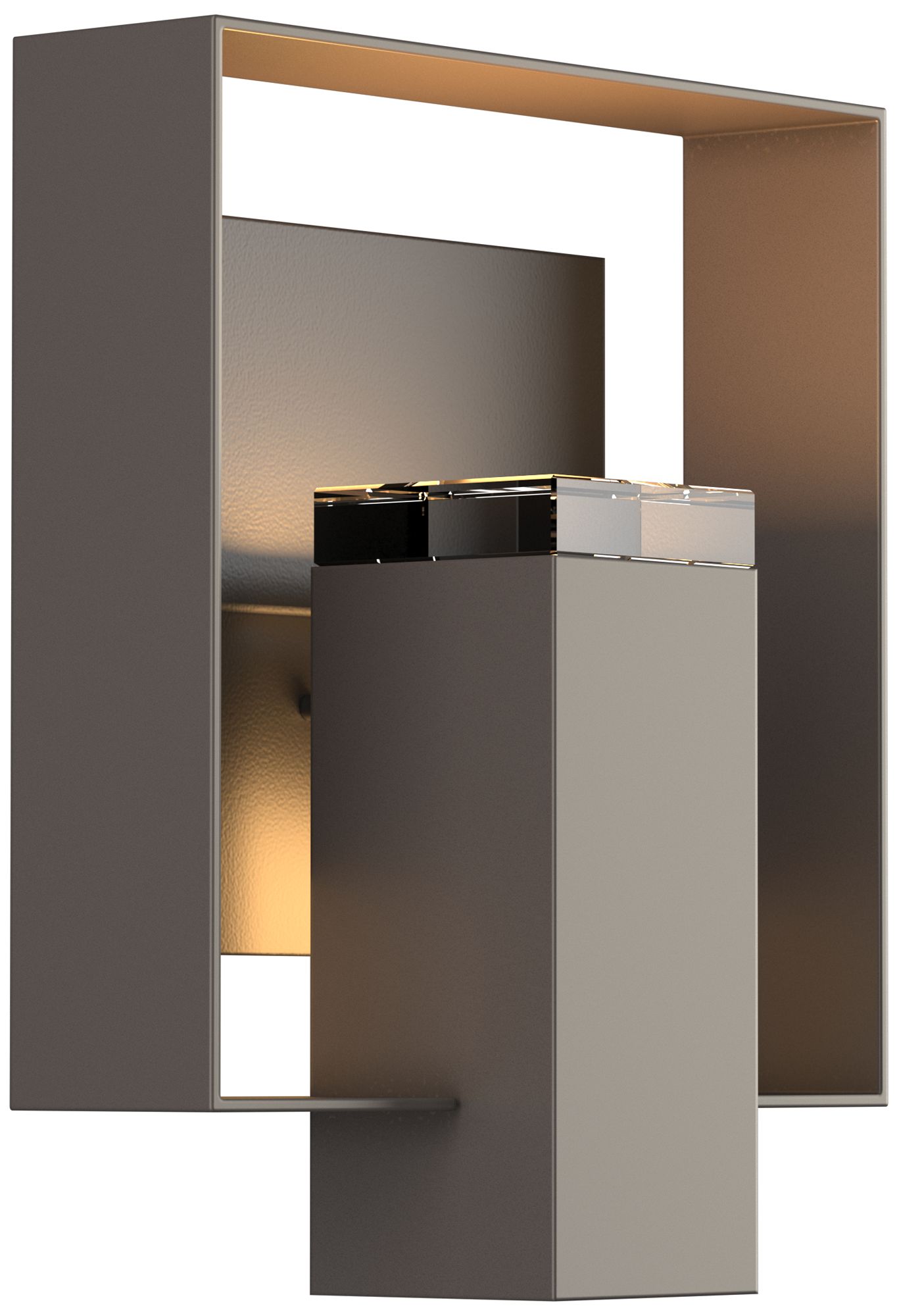 Shadow Box 11.5" High Coastal Dark Smoke Outdoor Wall Sconce