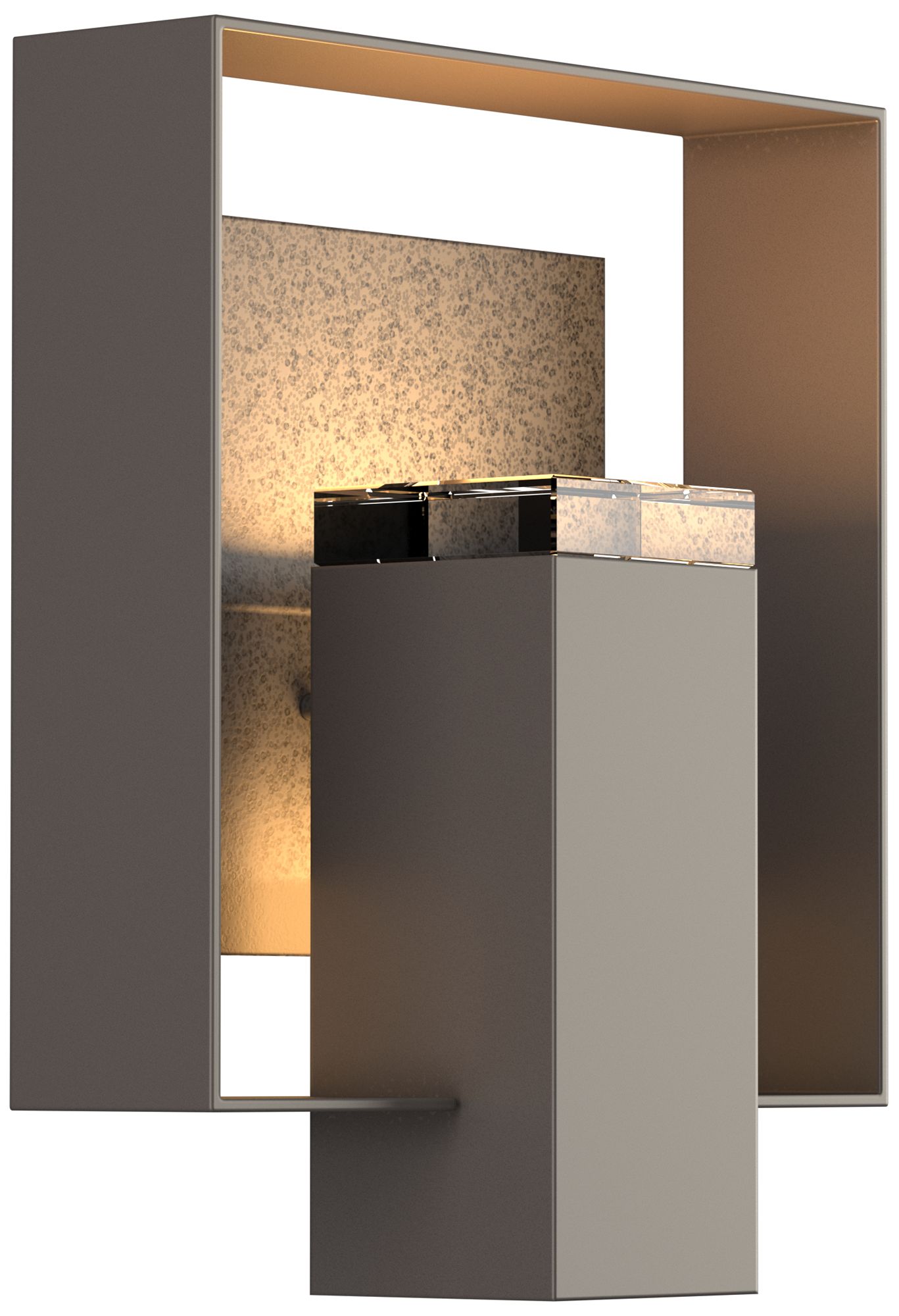 Shadow Box 11.5" High Coastal Dark Smoke Outdoor Wall Sconce