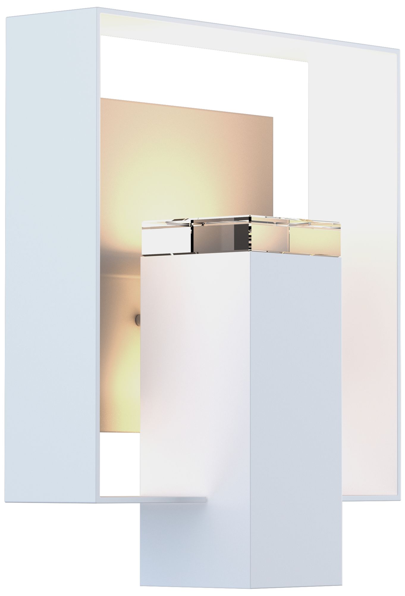 Shadow Box 11.5" High Coastal White Outdoor Wall Sconce