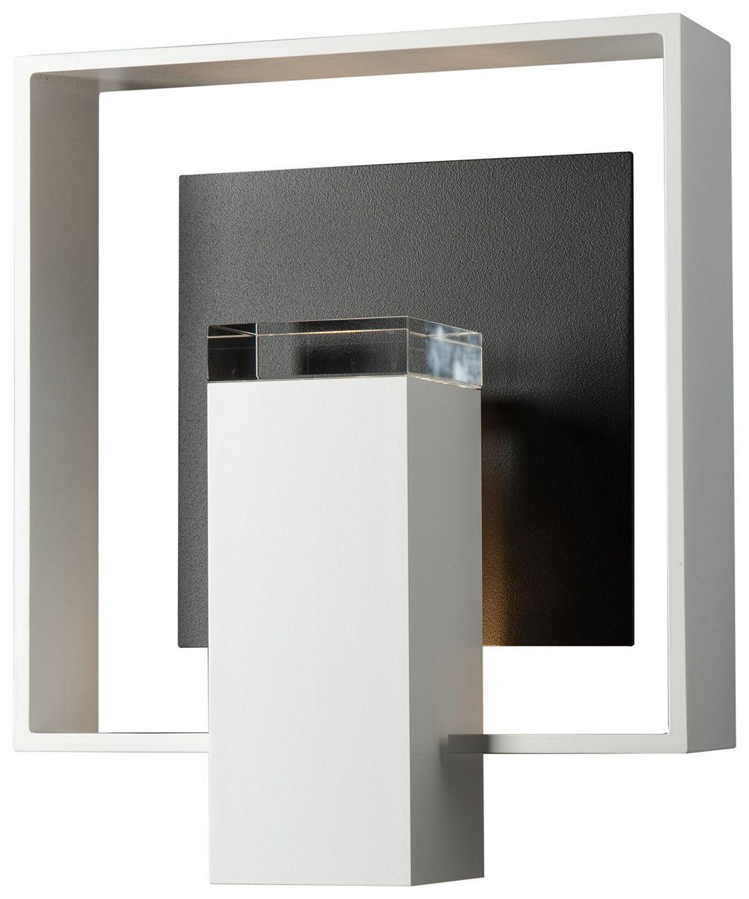 Shadow Box 11.5" Coastal White Outdoor Light Dark Sky Made to Order