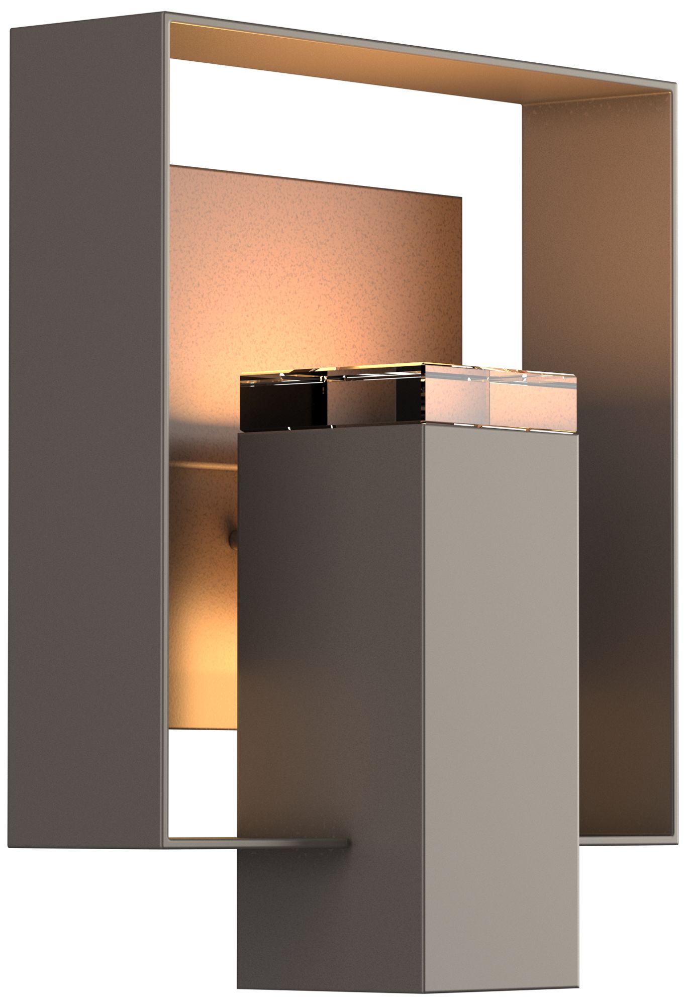 Shadow Box 11.5" High Coastal Dark Smoke Outdoor Wall Sconce - Bronze
