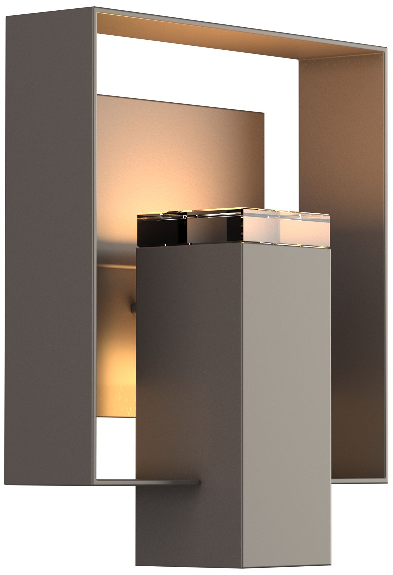 Shadow Box 11.5" High Coastal Dark Smoke Outdoor Wall Sconce Made to O
