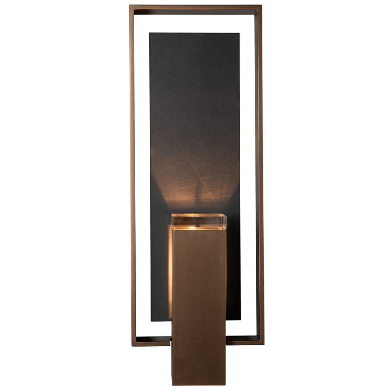 Image 1 Shadow Box 11.7" High Coastal Bronze 60W Outdoor Sconce