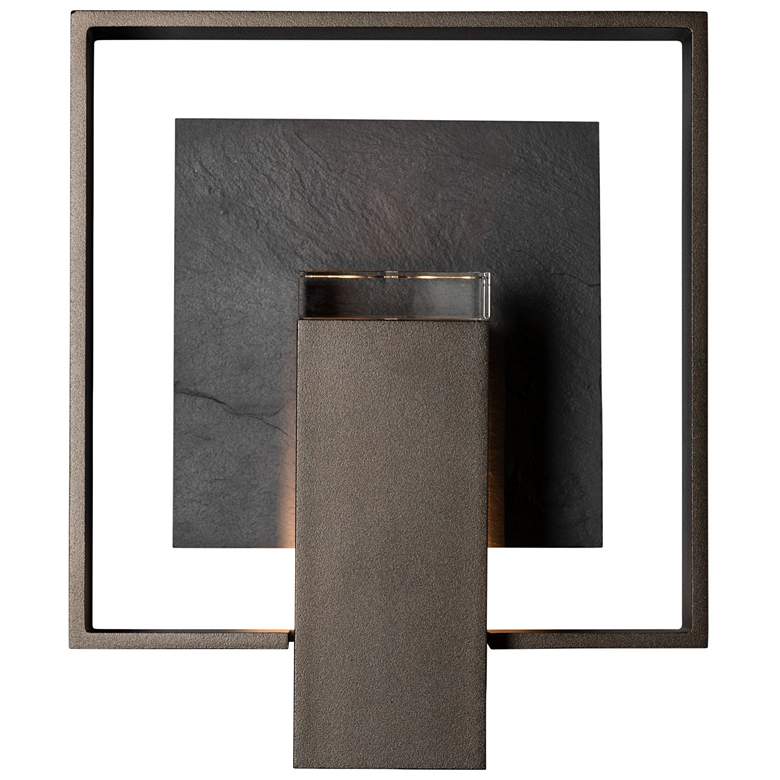 Image 1 Shadow Box 11.7" High Coastal Oil Rubbed Bronze 60W Outdoor Sconce