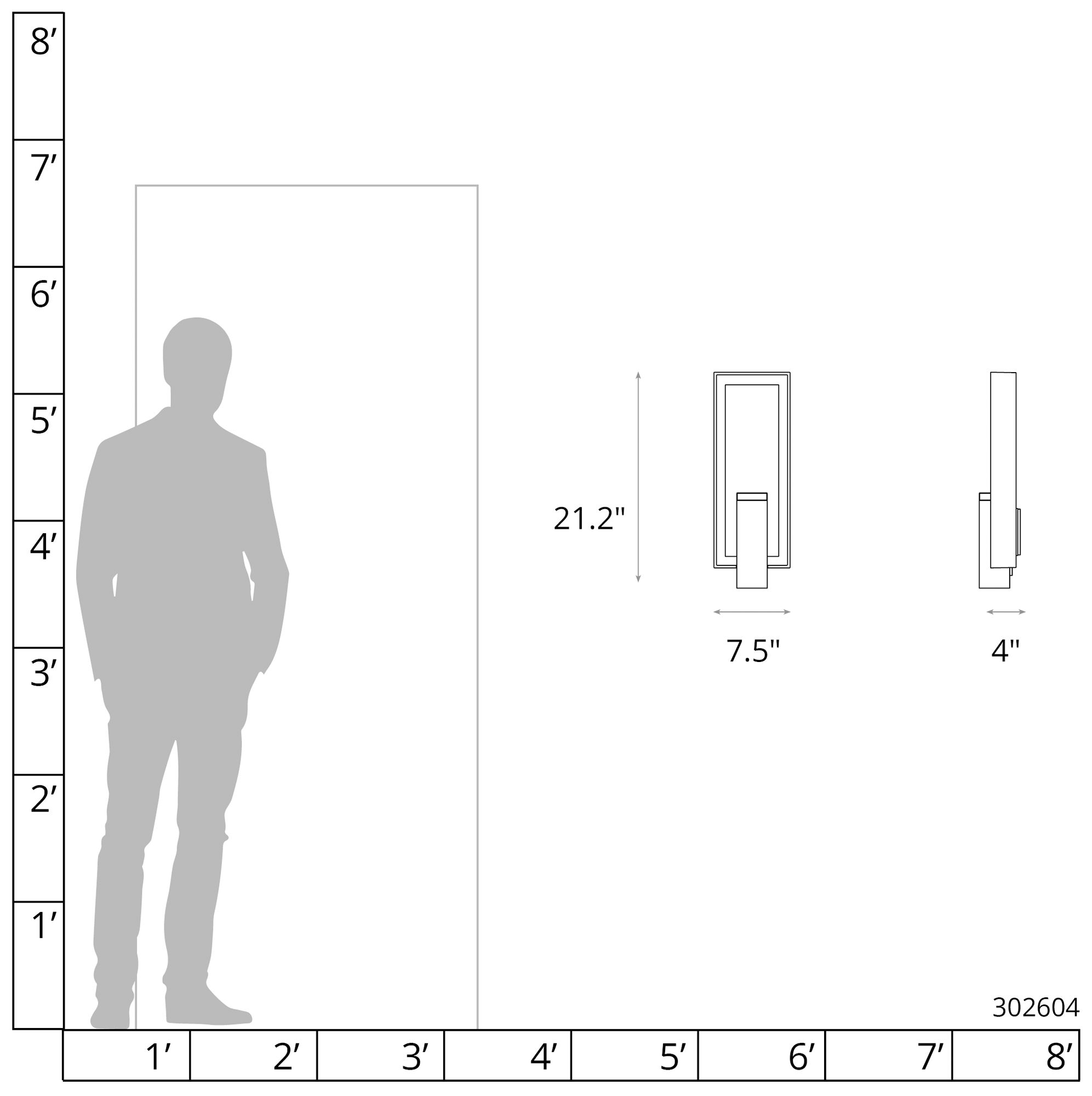 Shadow Box 21" High 2-Light Coastal Bronze Outdoor Wall Sconce - Slate