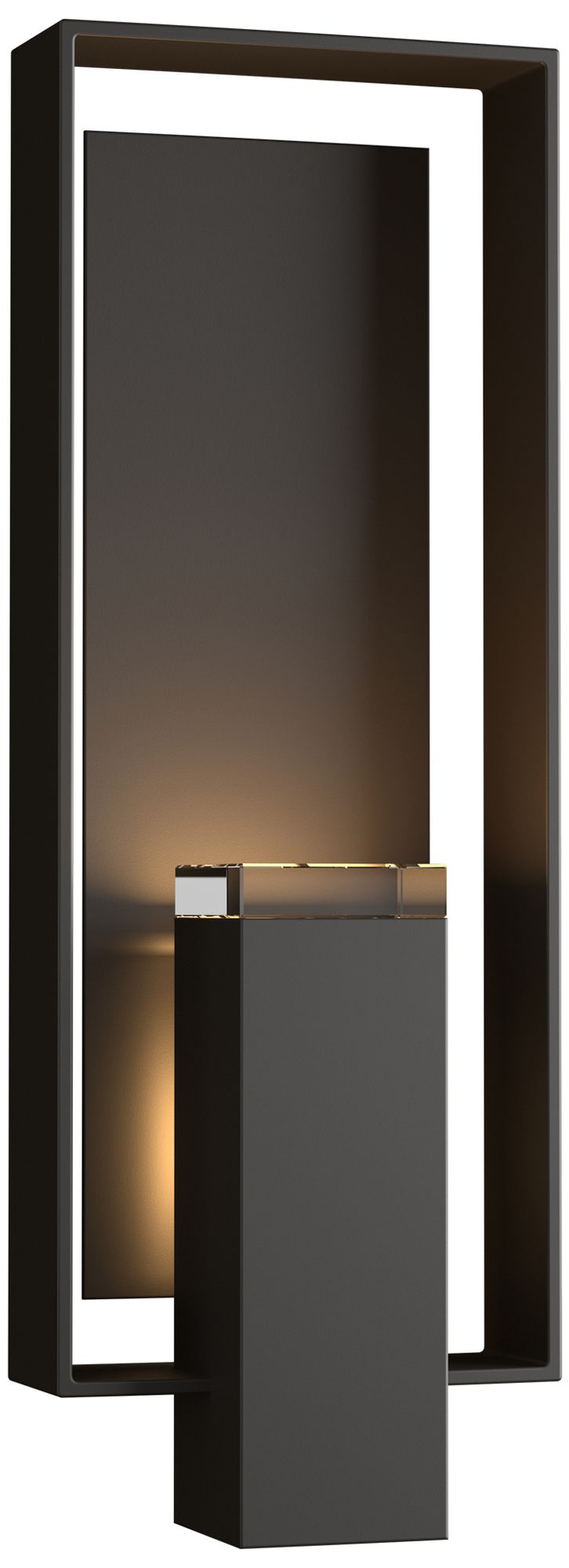 Shadow Box 21"High 2-Light Coastal Oil Rubbed Bronze Outdoor Sconce