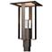 Shadow Box 24" High Coastal Dark Smoke Outdoor Post Light