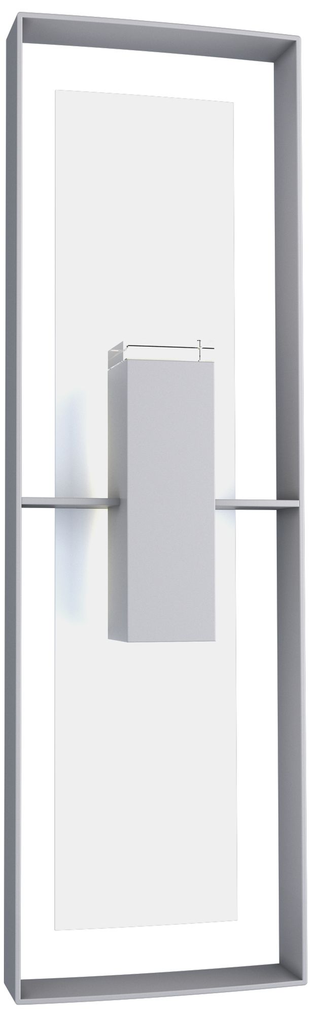 Shadow Box 34" 2-Light Coastal Steel Outdoor Wall Light Made to Order