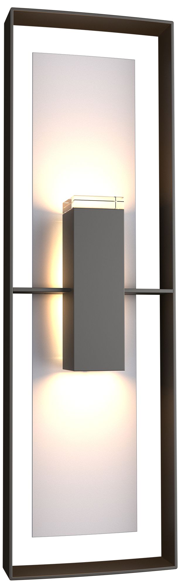 Shadow Box 34"H Coastal Oil Rubbed Bronze Outdoor Sconce