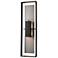 Shadow Box 34"H Coastal Black And Steel Dark Sky Friendly Outdoor Scon