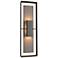 Shadow Box 34"H Smoke Accented Oiled Bronze Outdoor Sconce w/ Clear Sh