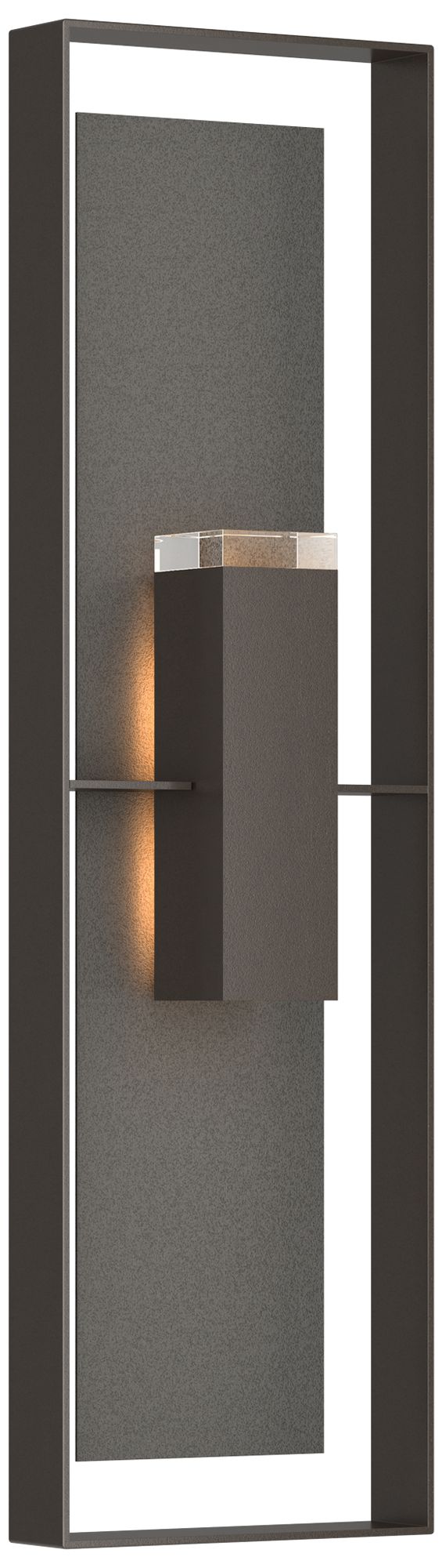 Shadow Box 45"H 2-L Coastal Oil Rubbed Bronze Outdoor Sconce