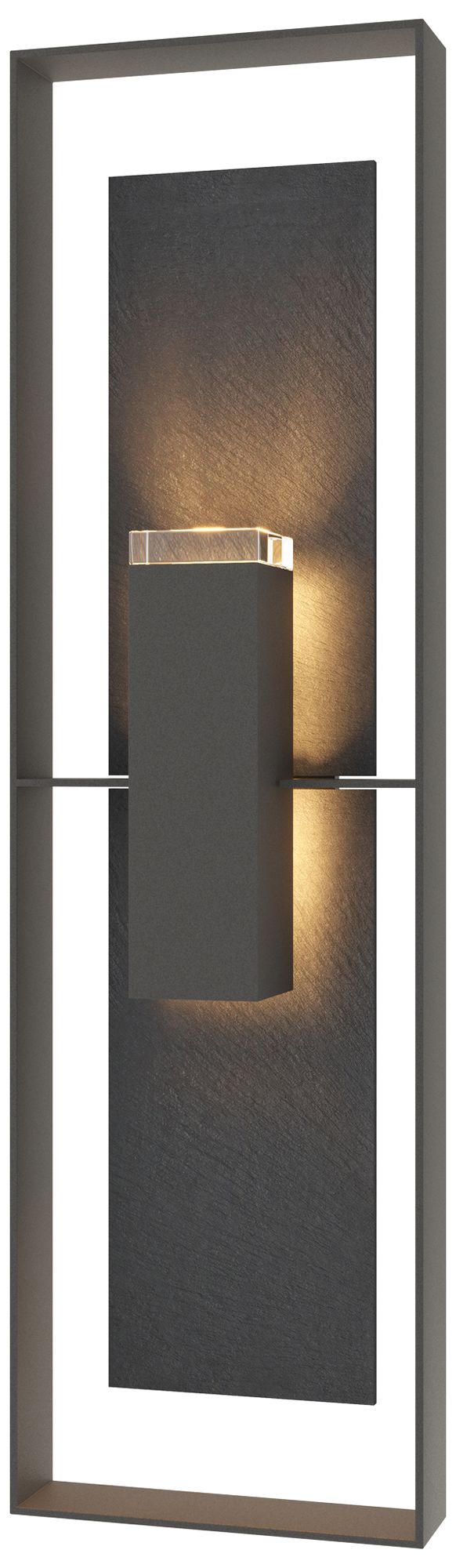 Shadow Box 45"H 2-Light Coastal Iron Outdoor Wall Sconce Made to Order