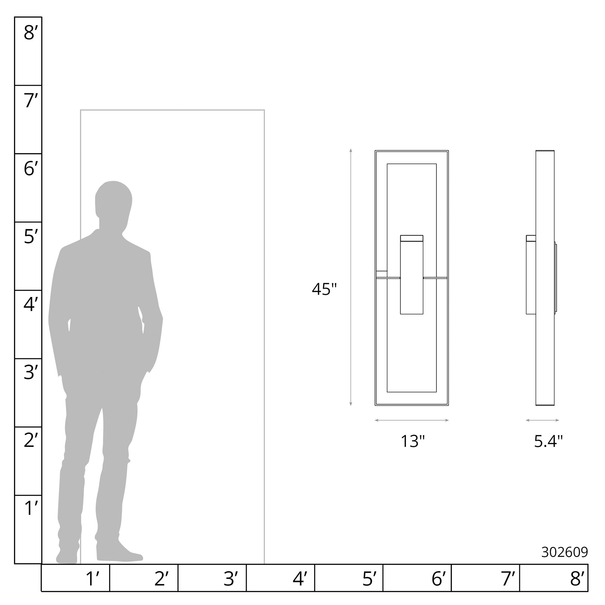 Image 2 Shadow Box 45"H Light Coastal Dark Smoke Outdoor Wall Sconce more views