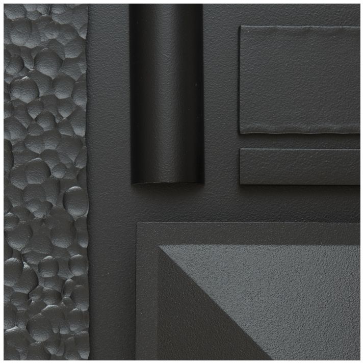 Image 2 Shadow Box 45" High 2-Light Coastal Black Outdoor Wall Sconce - Slate more views
