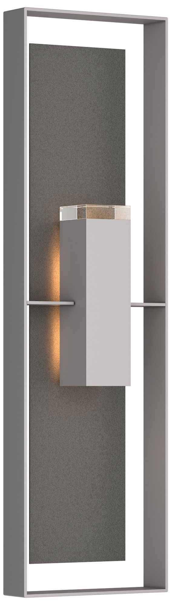 Shadow Box 45"H 2-L Coastal Burnished Steel Outdoor Sconce - Made to O
