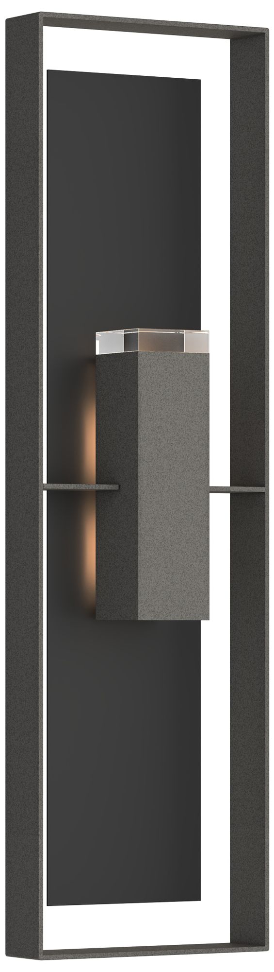 Shadow Box 45"H 2-Light Coastal Iron Outdoor Wall Sconce Made to Order
