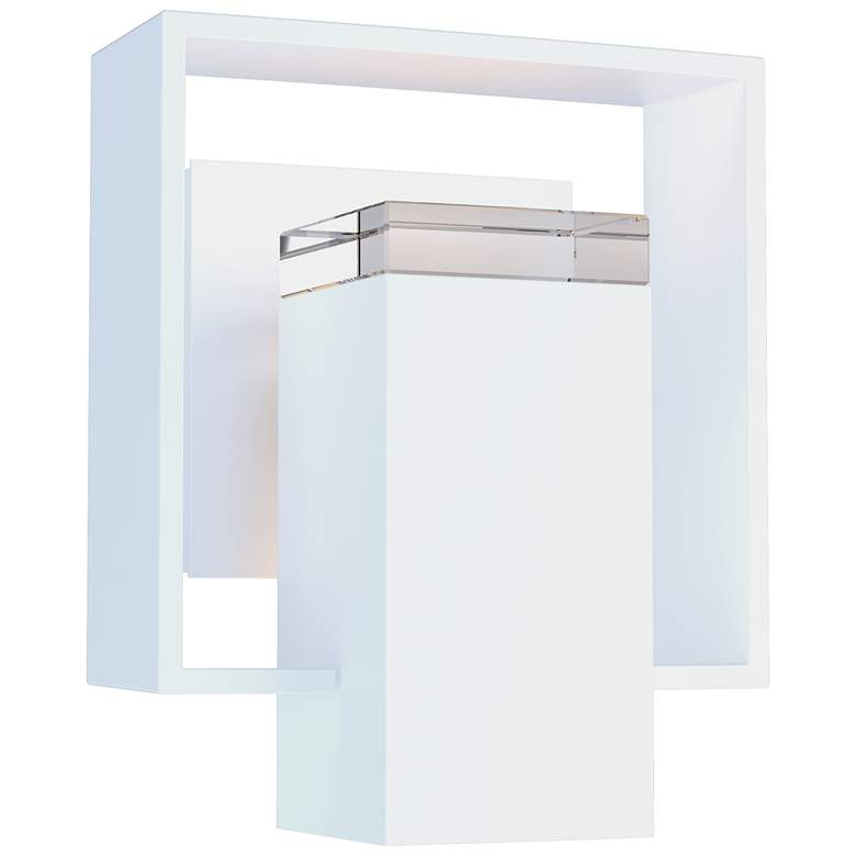 Image 1 Shadow Box 7"H Small Coastal White Accented Coastal White Outdoor Scon