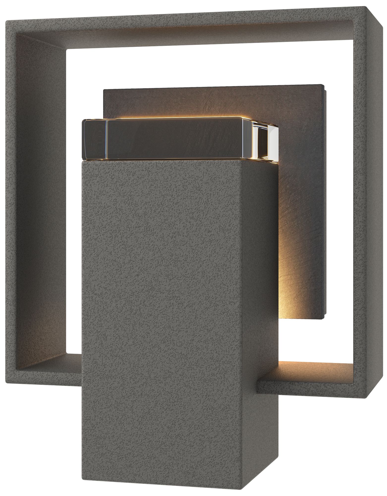 Shadow Box 8.5" High Coastal Natural Iron Outdoor Wall Sconce Made to Order