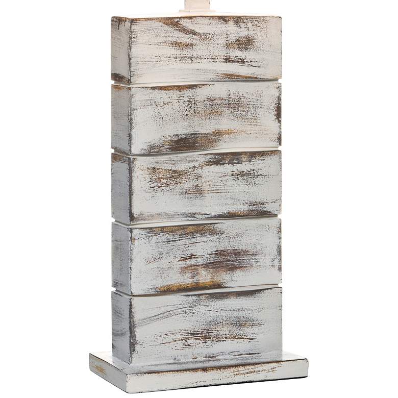 Image 3 Shadow Creek 29" Stone Rock White LED Table Lamp more views