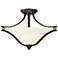 Shadow Glen 18 1/4" Wide Castle Bronze Ceiling Light