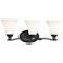 Shadow Glen 23" Wide Lathan Bronze 3-Light Bath Light