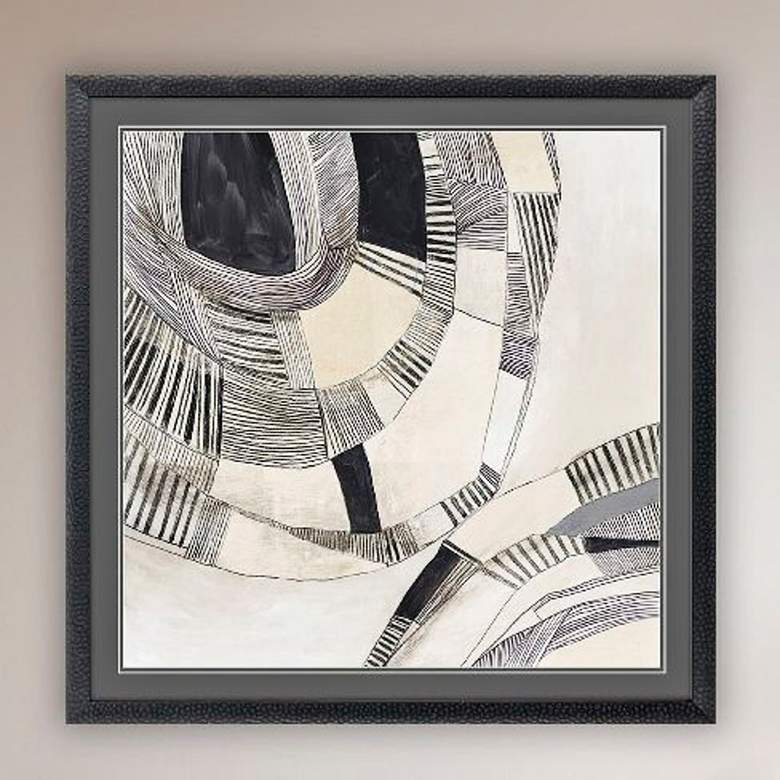 Image 2 Shadowed Symmetry 43"W x 43"H Framed Art