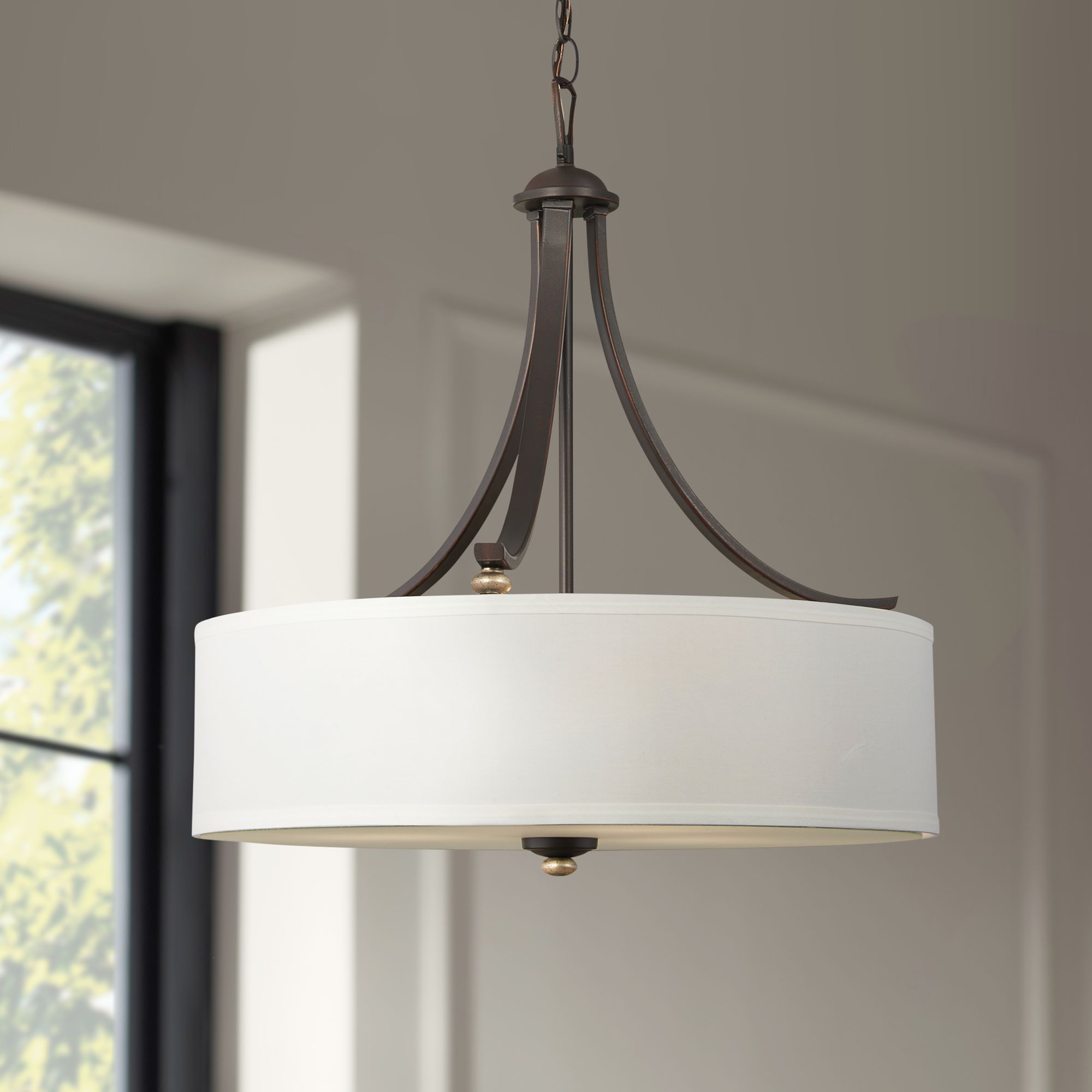 20 drum pendant light