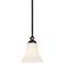 Shadowglen 6 1/4" Wide Lathan Bronze Mini-Pendant Light