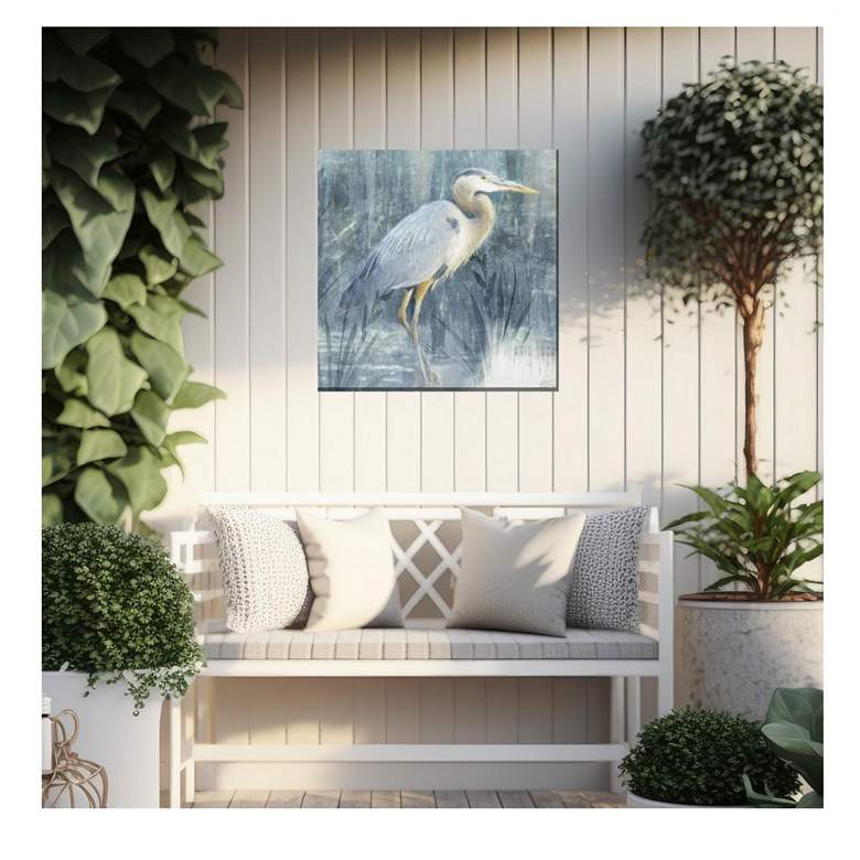 Image 3 Shadowy Marsh Outdoor Canvas Art more views