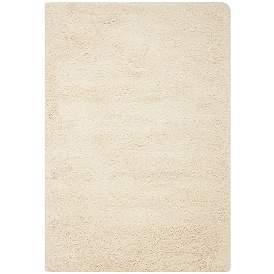 Image1 of Shag Collection SG151-1212E 6'7"x9'6" Ivory Shag Area Rug