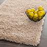 Thumbnail2 of Shag Collection SG151-1313B 4'x6' Beige Shag Area Rug more views