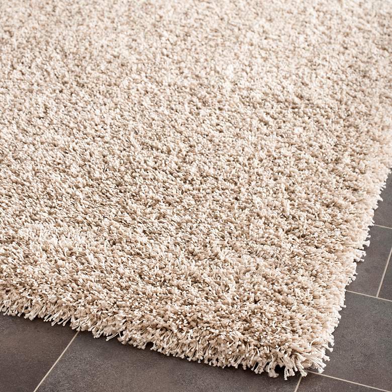 Image 5 Shag Collection SG151-1313C 5'3"x7'6" Beige Shag Rug more views