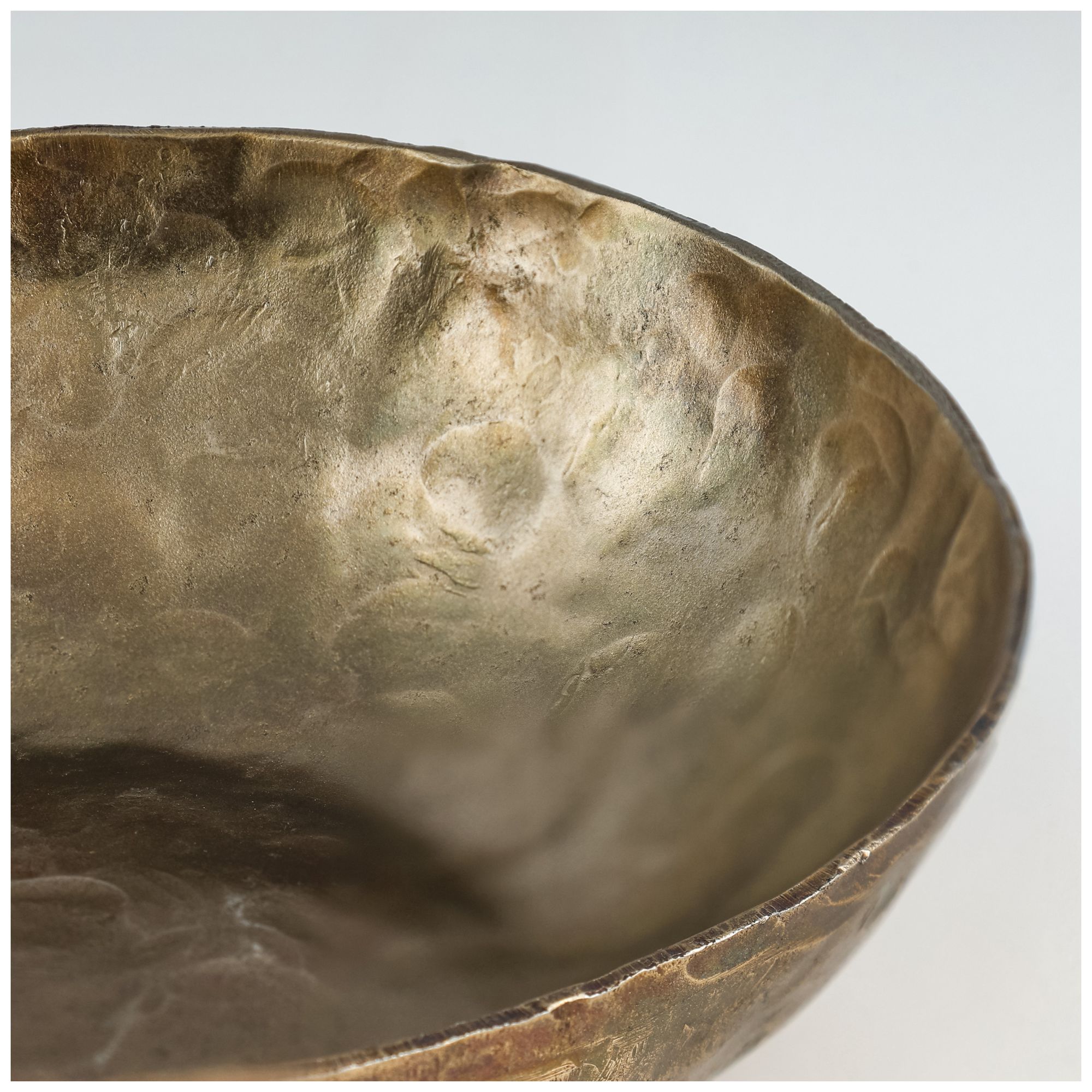 Thumbnail4 of Shah Hammered Iron Catchall Round Bowls - Set of 3 more views