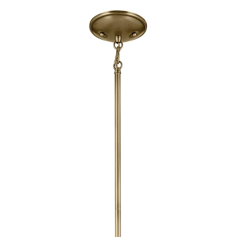 Image 5 Shailene 11" 1-Light Mini Pendant in Natural Brass more views