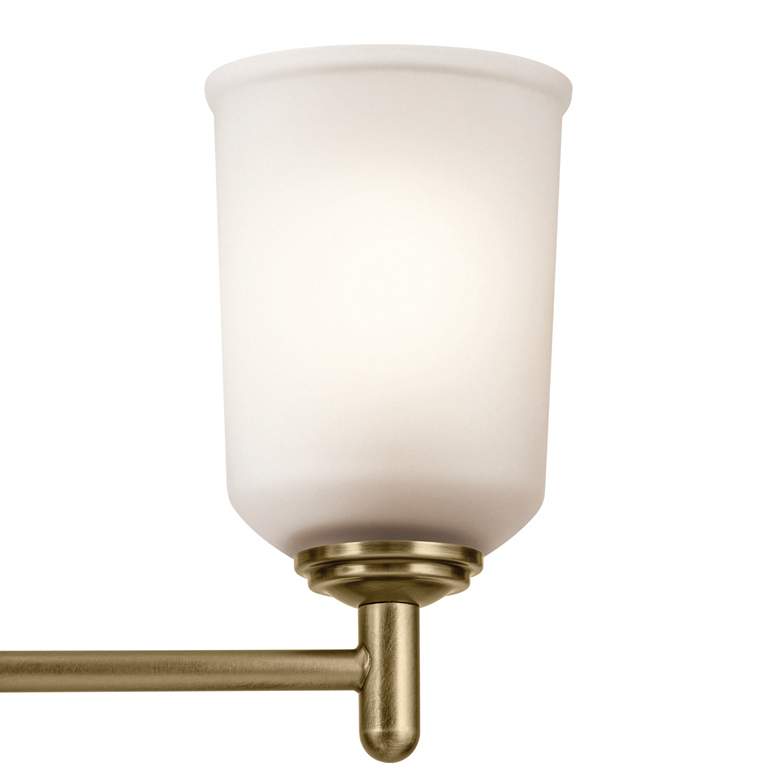 Image 3 Shailene 15.25" 3-Light Mini Chandelier in Natural Brass more views