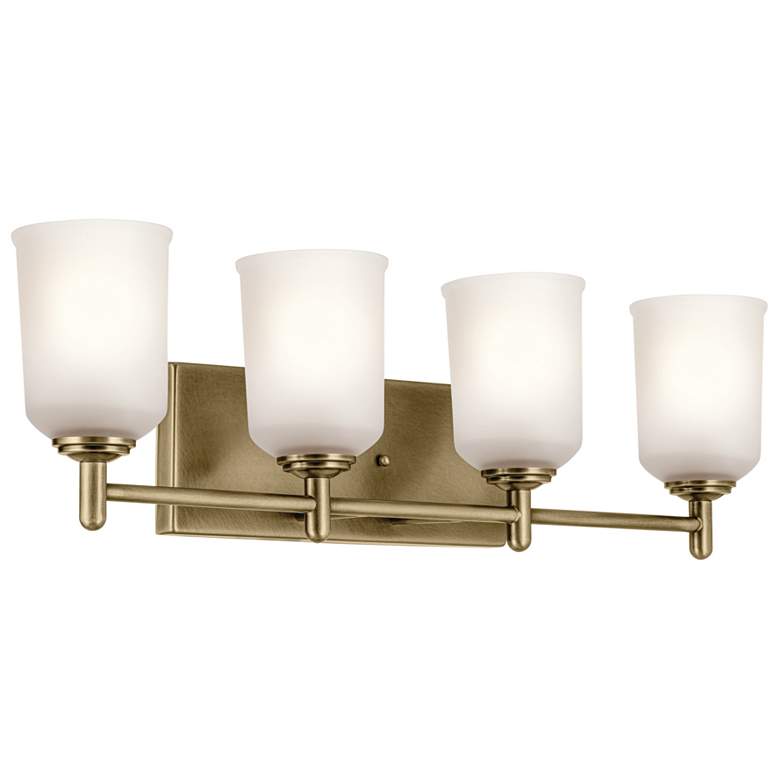 Image 2 Shailene 29.75" 4-Light Vanity Light in Natural Brass