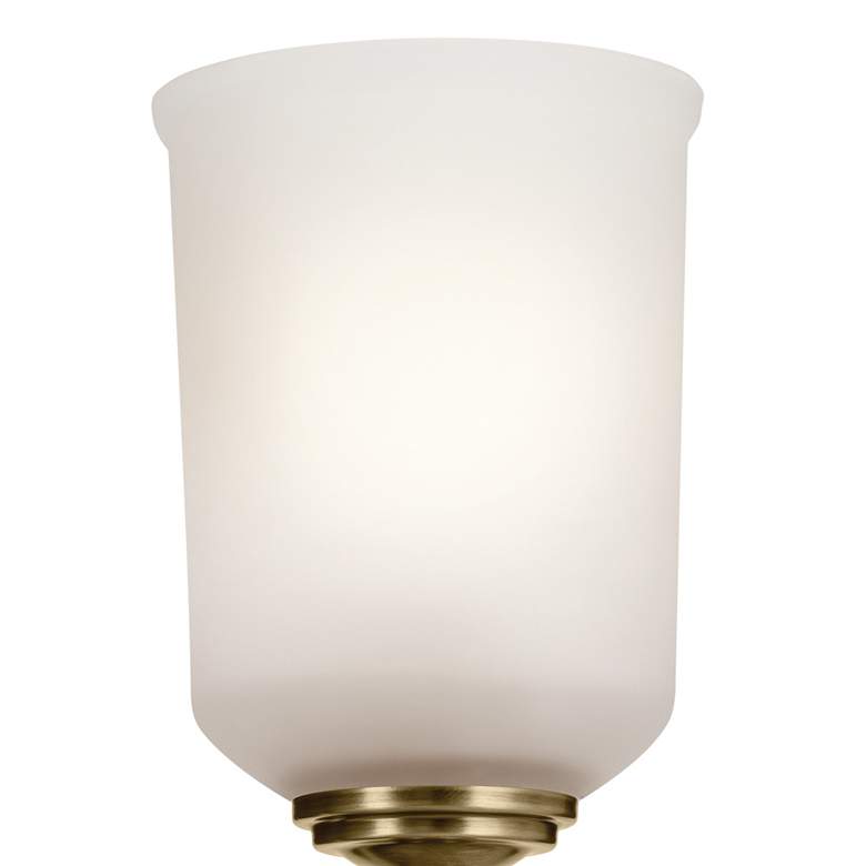 Image 3 Shailene 5" 1-Light Wall Sconce in Natural Brass more views