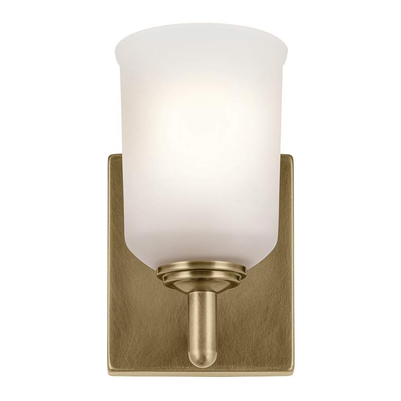 Image 5 Shailene 5" 1-Light Wall Sconce in Natural Brass more views