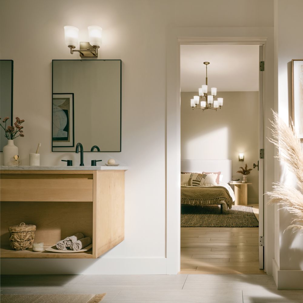 Shailene 5" 1-Light Wall Sconce in Natural Brass