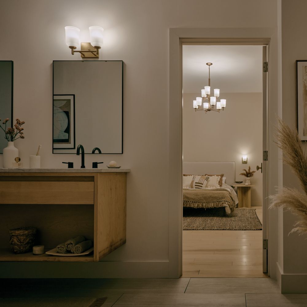 Shailene 5" 1-Light Wall Sconce in Natural Brass