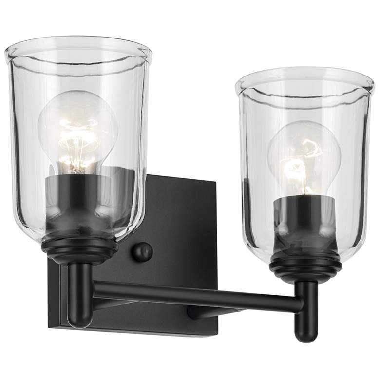 Image 1 Shailene Black Linear Clear Bath 2Lt