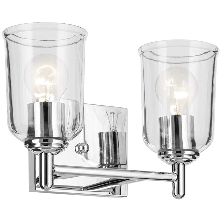 Image 1 Shailene Chrome Linear Clear Bath 2Lt